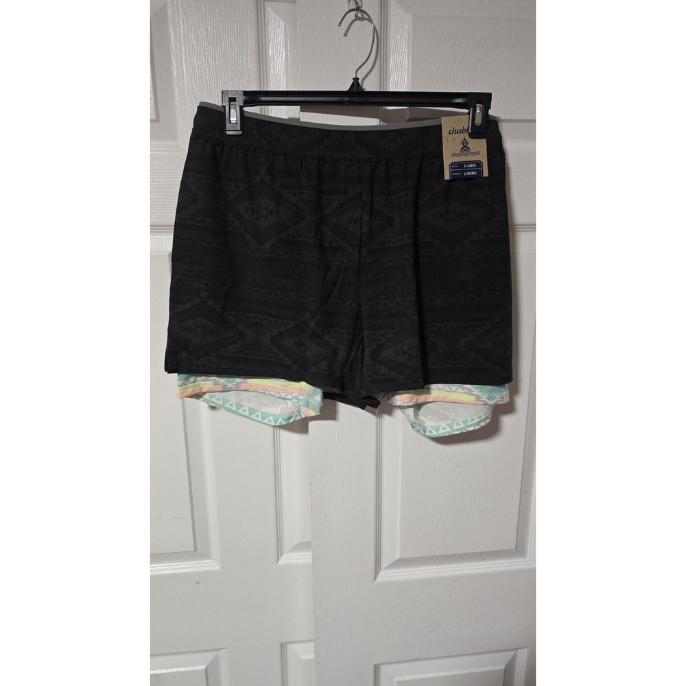 NWT Chubbies The Quest Lined 7" Sports Shorts Men's Size Large Gray